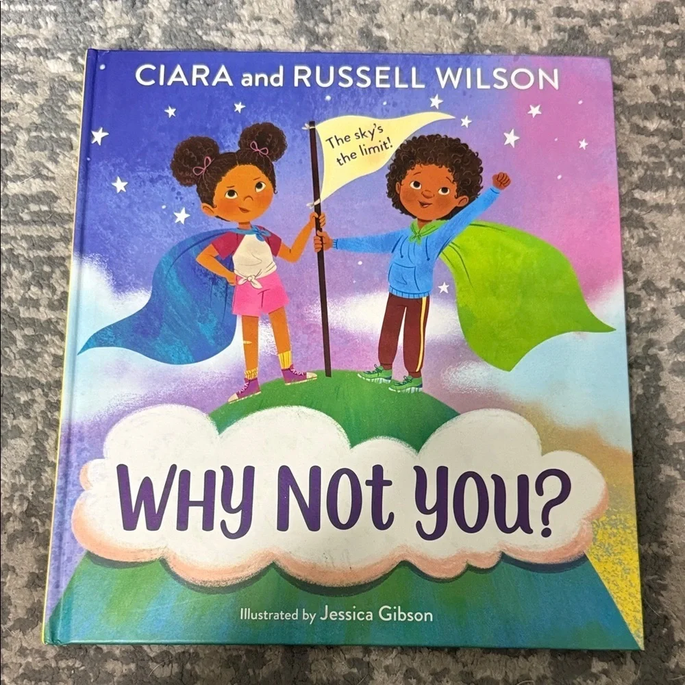 Why Not You? Children's Book by Ciara and Russell Wilson - Blue and Purple Cover
